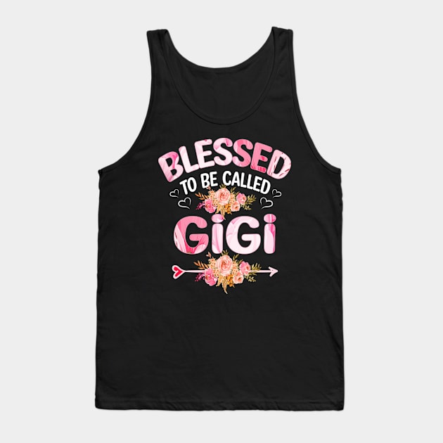 gigi - blessed to be called gigi Tank Top by Bagshaw Gravity